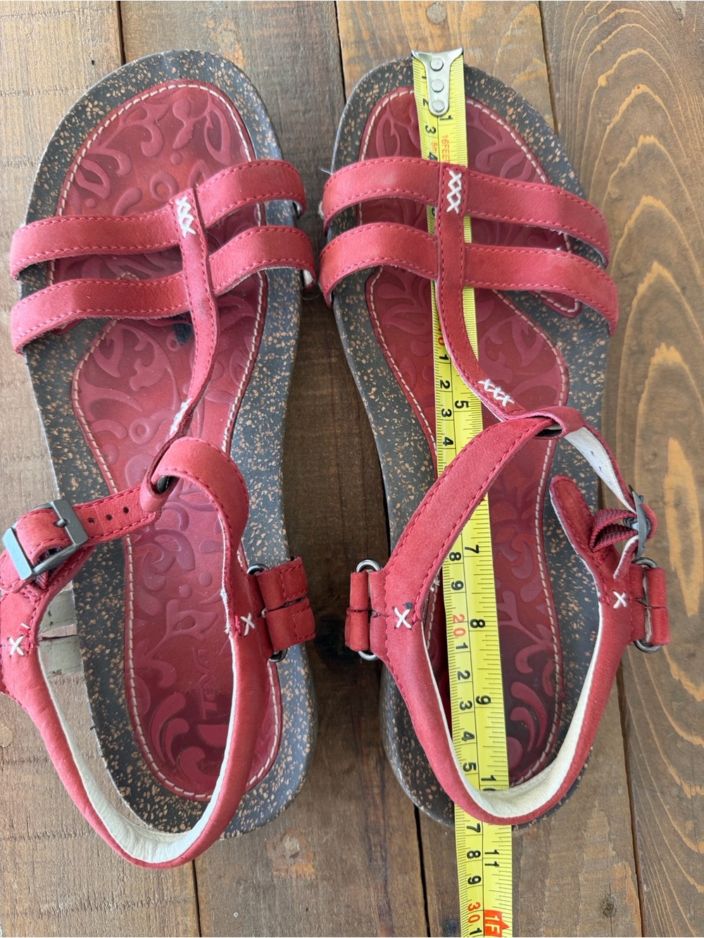 Cute Red Teva Sandals - Picture 7 of 8